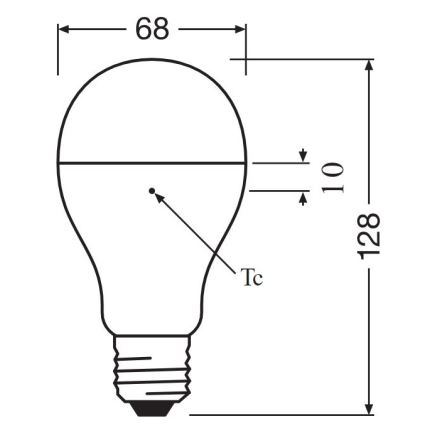 LED-polttimo E27/19W/230V 2700K - Osram