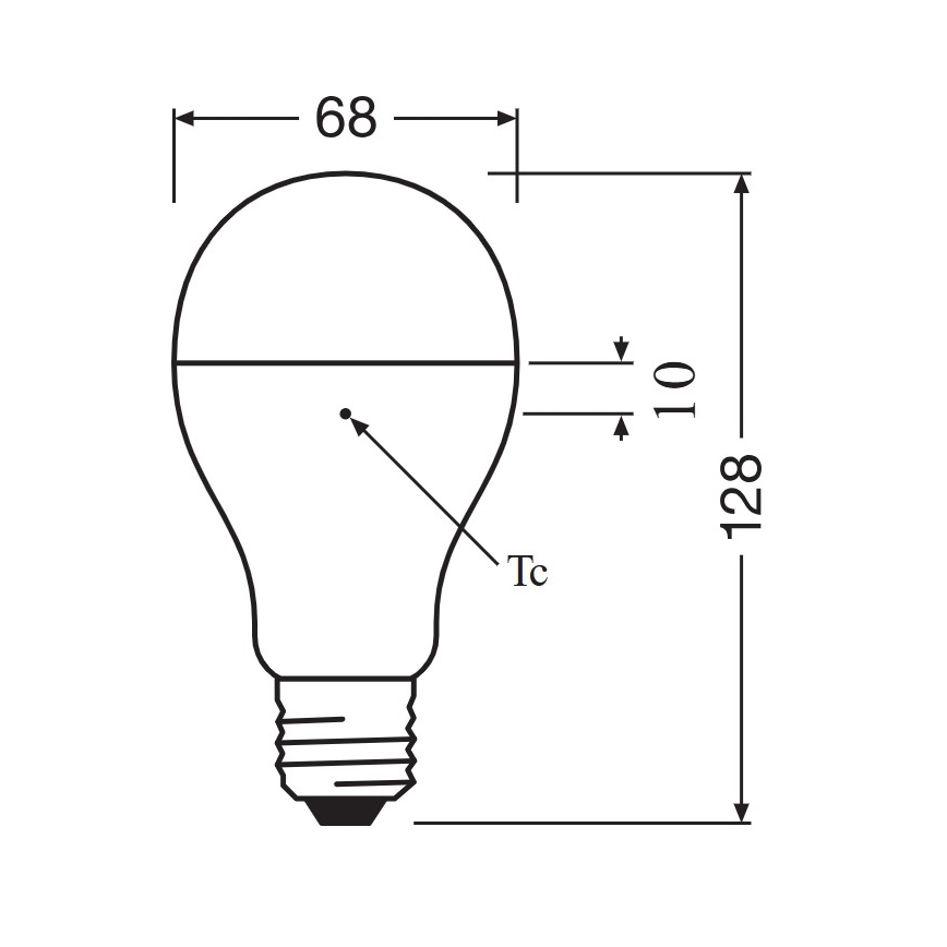 LED-polttimo E27/19W/230V 6500K - Osram