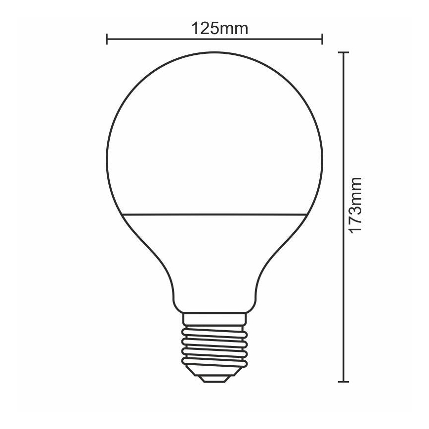 LED-polttimo E27/20W/165-265V 3000K