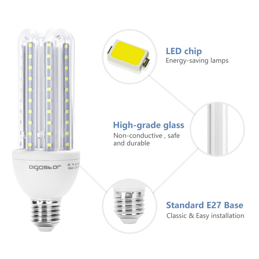 LED-polttimo E27/23W/230V 6500K - Aigostar