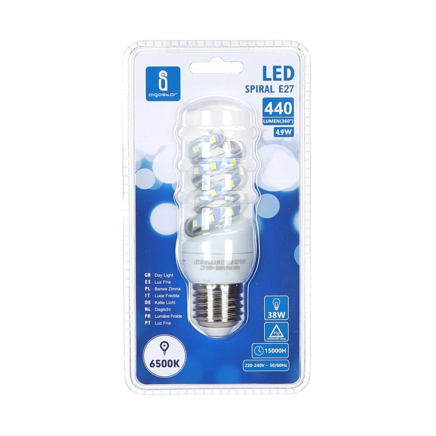 LED-polttimo E27/4,9W/230V 6500K - Aigostar