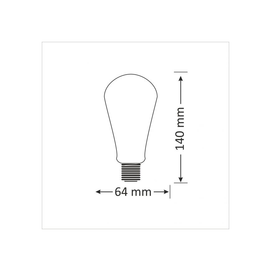 LED-polttimo E27/4W/230V 2000K