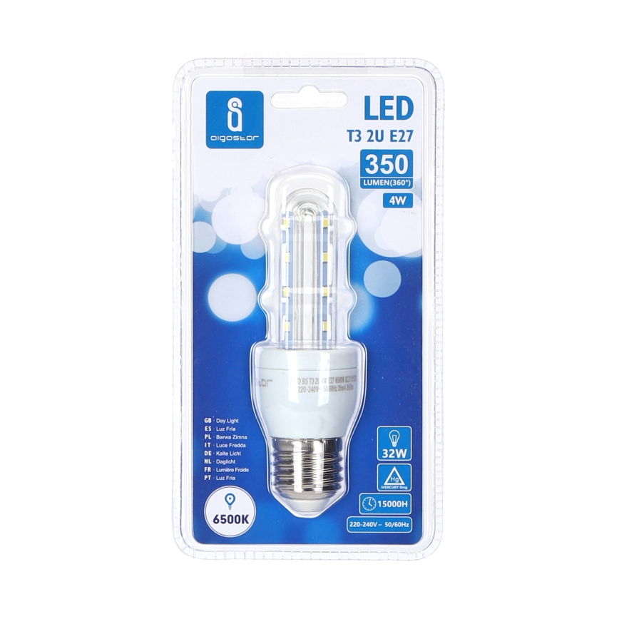 LED-polttimo E27/4W/230V 6500K - Aigostar