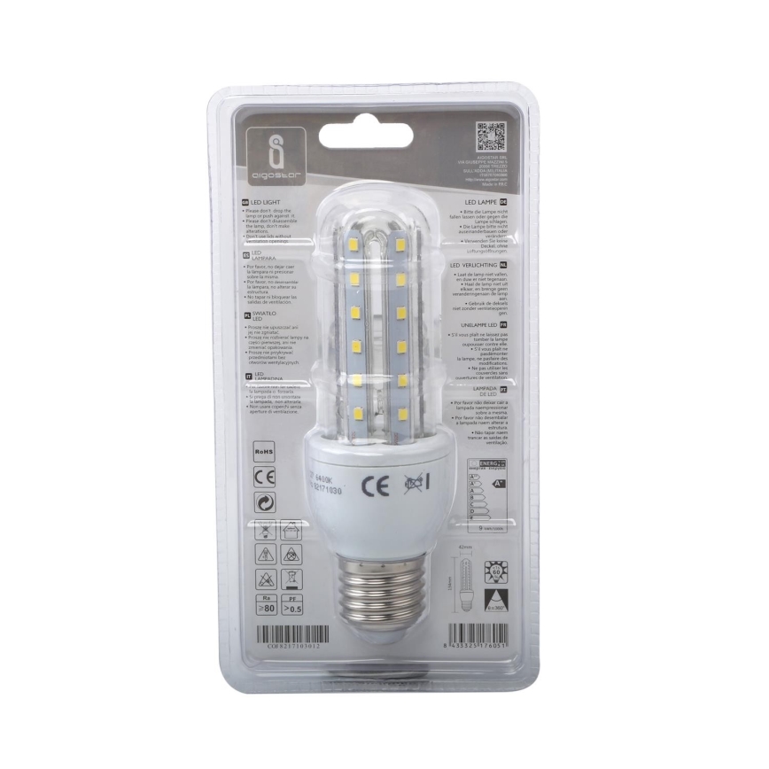 LED-polttimo E27/9W/230V 6500K - Aigostar