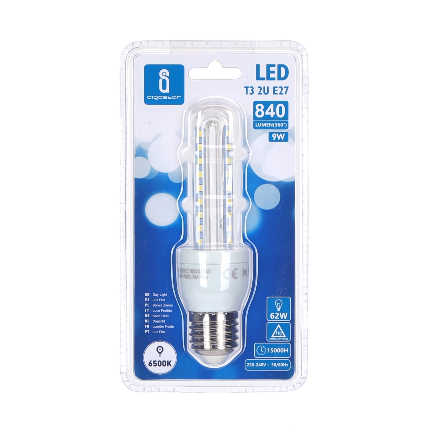 LED-polttimo E27/9W/230V 6500K - Aigostar