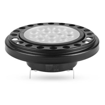 LED-polttimo ECOLINE AR111 G53/12W/12V 3000K 30° musta - Brilagi