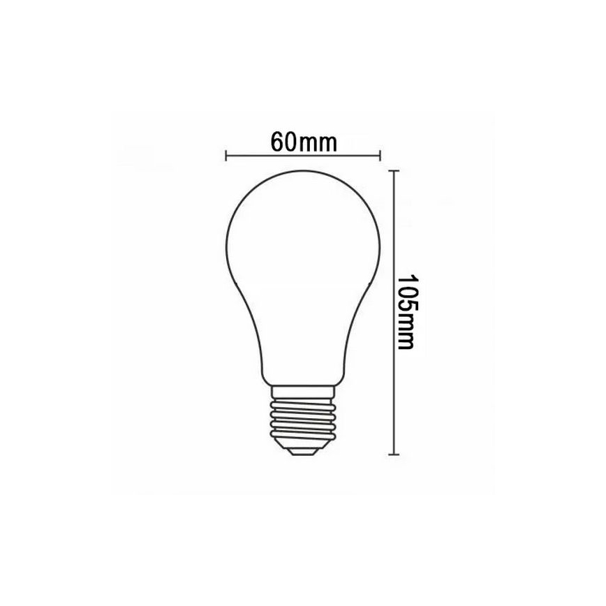 LED-polttimo FILAMENT A60 E27/12W/230V 330° 4000K
