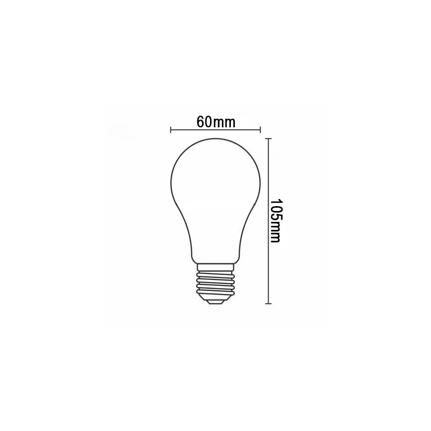 LED-polttimo FILAMENT A60 E27/5W/230V 3000K