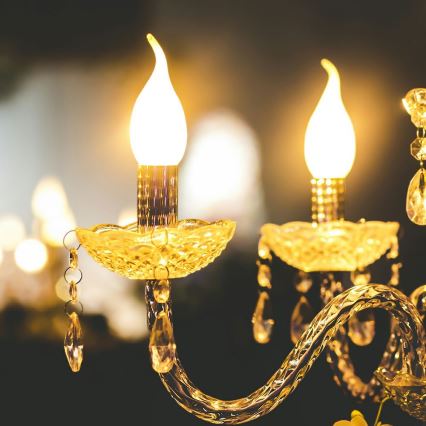 LED-polttimo FILAMENT AMBER E14/4W/230V 2200K