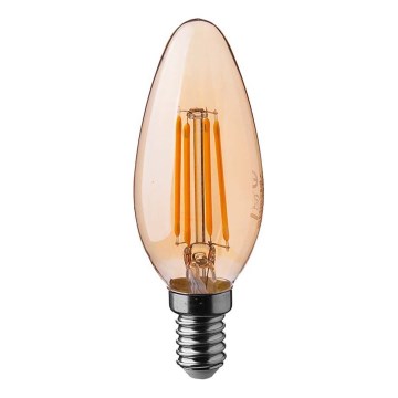 LED-polttimo FILAMENT AMBER E14/4W/230V 2200K