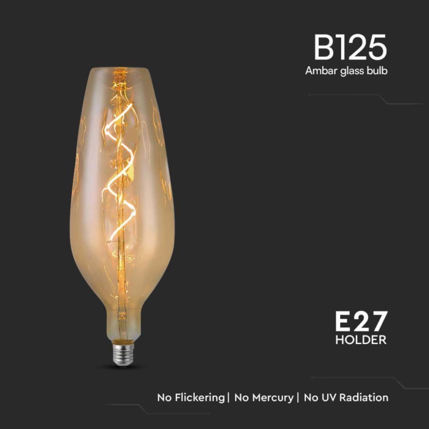 LED-polttimo FILAMENT B125 E27/4W/230V 2700K