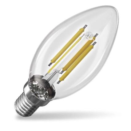 LED-polttimo FILAMENT E14/3,8W/230V 4000K Energialuokka A