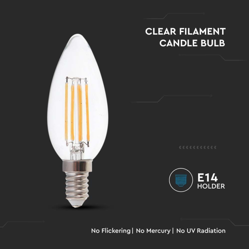 LED-polttimo FILAMENT E14/4W/230V 4000K