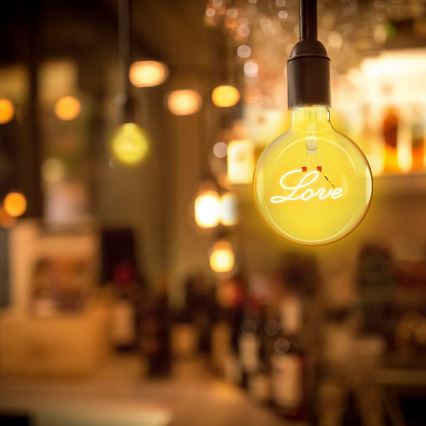 LED-polttimo FILAMENT E27/4W/230V 1800K rakkaus - Aigostar