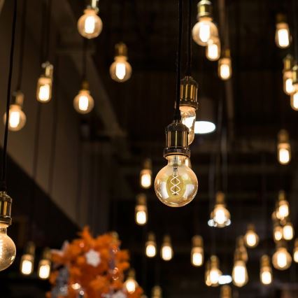 LED-polttimo FILAMENT G125 E27/5W/230V 1800K