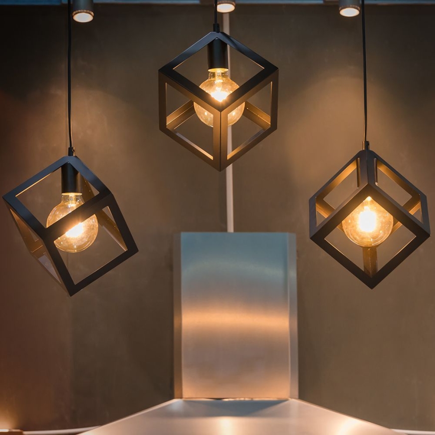 LED-polttimo FILAMENT G125 E27/6W/230V 2200K