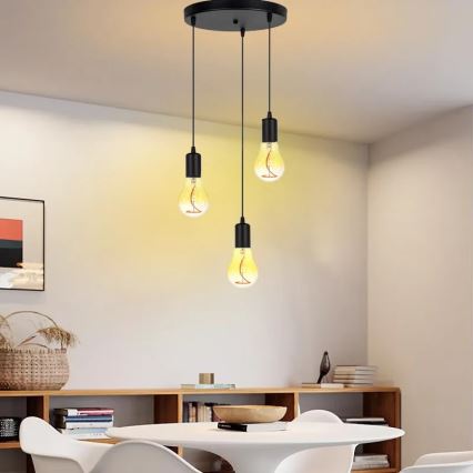 LED-polttimo FILAMENT SHAPE A60 E27/4W/230V 1800K keltainen