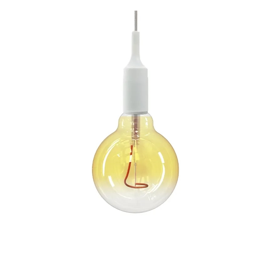 LED-polttimo FILAMENT SHAPE G95 E27/4W/230V 1800K keltainen