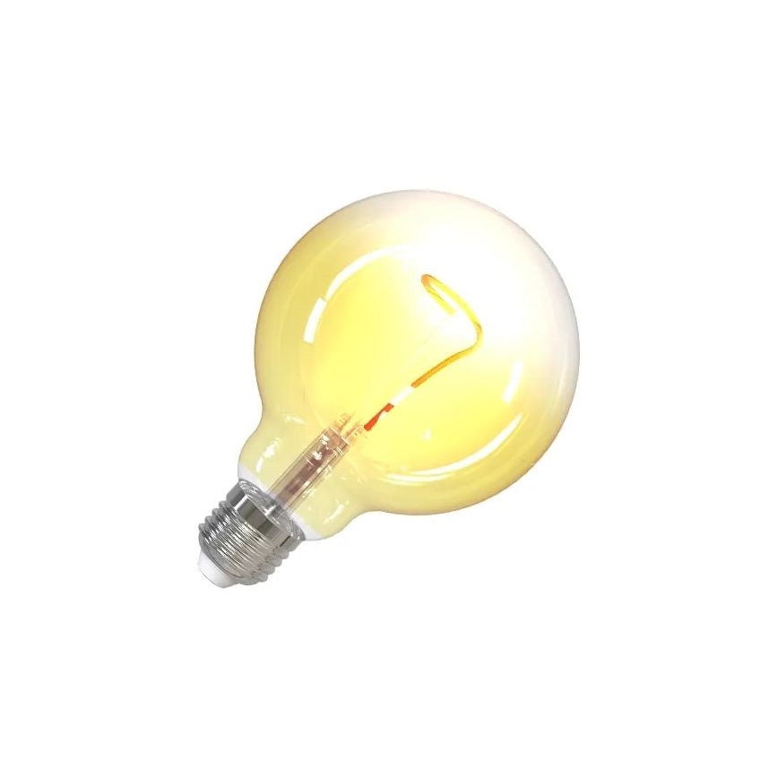 LED-polttimo FILAMENT SHAPE G95 E27/4W/230V 1800K keltainen