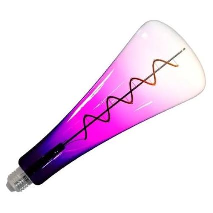 LED-polttimo FILAMENT SHAPE T110 E27/5W/230V 1800K violetti