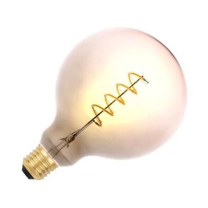 LED-polttimo FILAMENT SPIRAL G125 E27/4W/230V 2000K harmaa/vaaleanpunainen