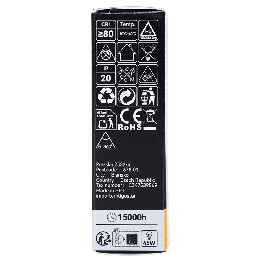 LED-polttimo FILAMENT T25 E14/6W/230V 3000K - BRILAGI