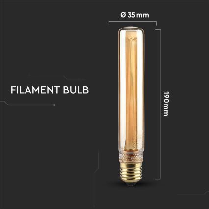 LED Polttimo FILAMENT T30 E27/2W/230V 1800K Art Edition