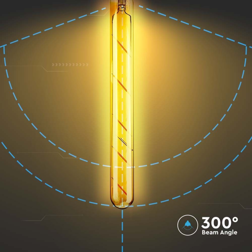 LED-polttimo FILAMENT T30 E27/5W/230V 2200K