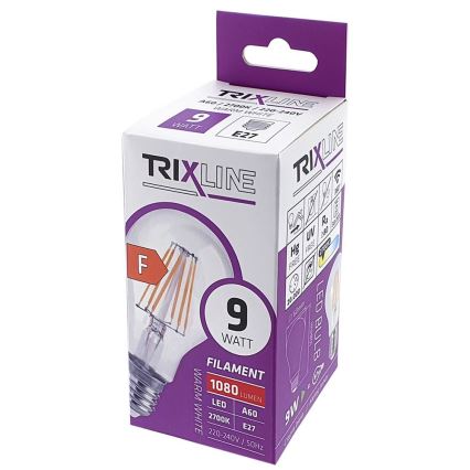 LED Polttimo FILAMENT VINTAGE A60 E27/9W/230V 2700K