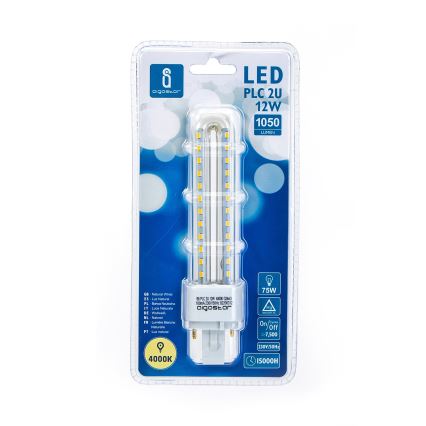 LED Polttimo G24D-3/12W/230V 4000K - Aigostar