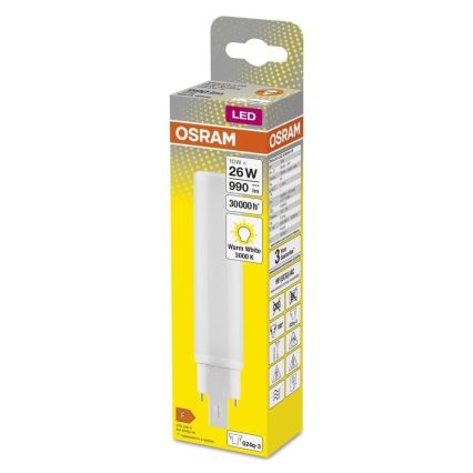 LED-polttimo G24q-3/10W/230V 3000K - Osram