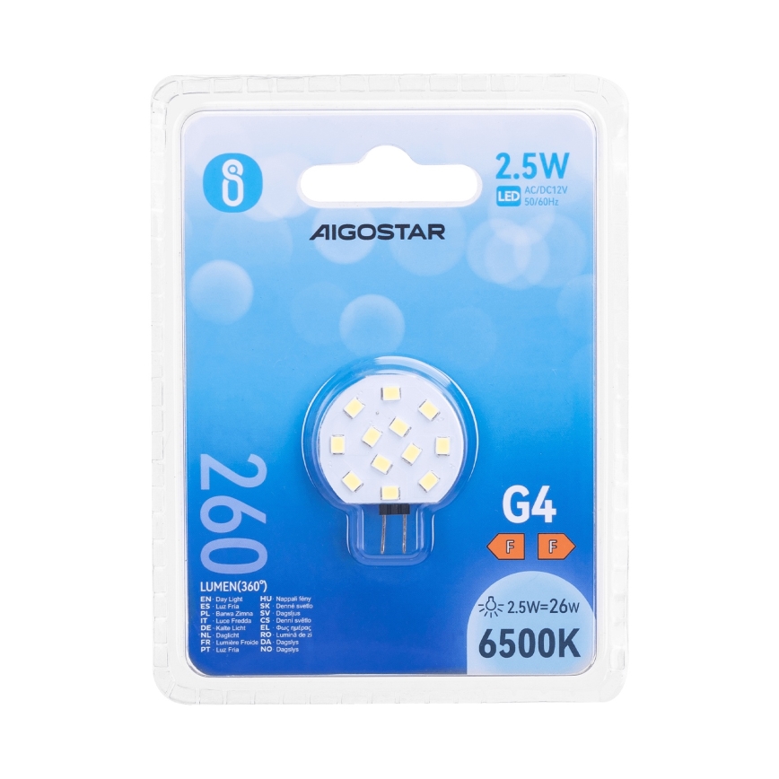 LED-polttimo G4/2,5W/12V 6500K - Aigostar