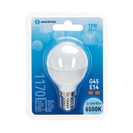 LED-polttimo G45 E14/12W/230V 6500K - Aigostar