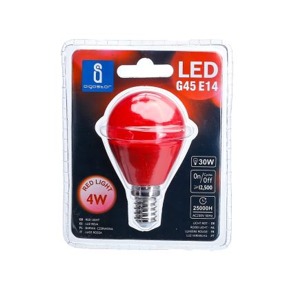 LED-polttimo G45 E14/4W/230V red - Aigostar