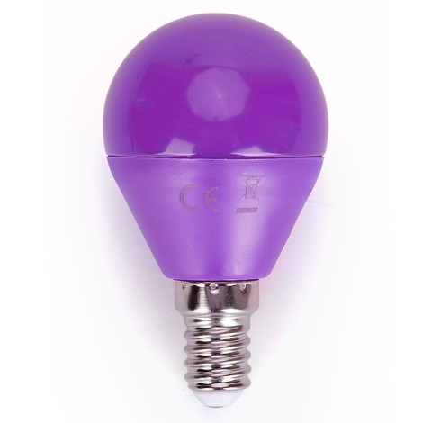 LED polttimo G45 E14/4W/230V violetti - Aigostar