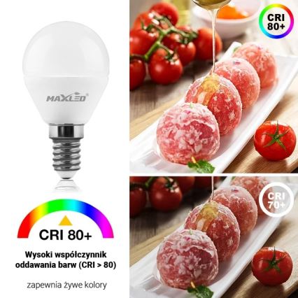 LED-polttimo G45 E14/7W/230V 4000K