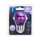 LED Polttimo G45 E27/4W/230V violetti - Aigostar