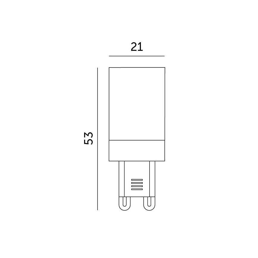 LED-polttimo G9/3W/230V 4000K 100°