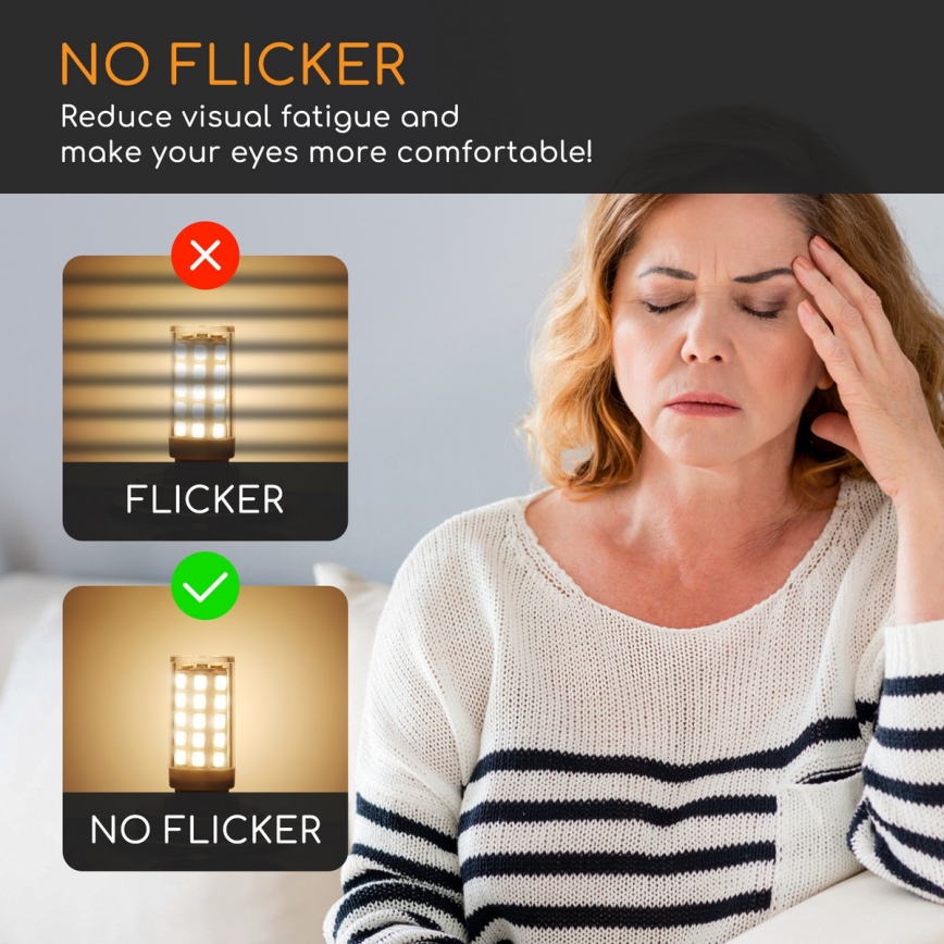 LED-polttimo G9/4,8W/230V 3000K - Aigostar