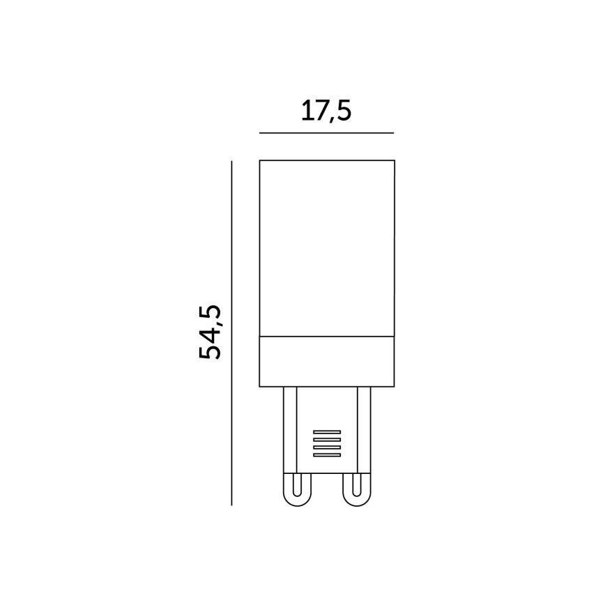LED Polttimo G9/4W/230V 6000K