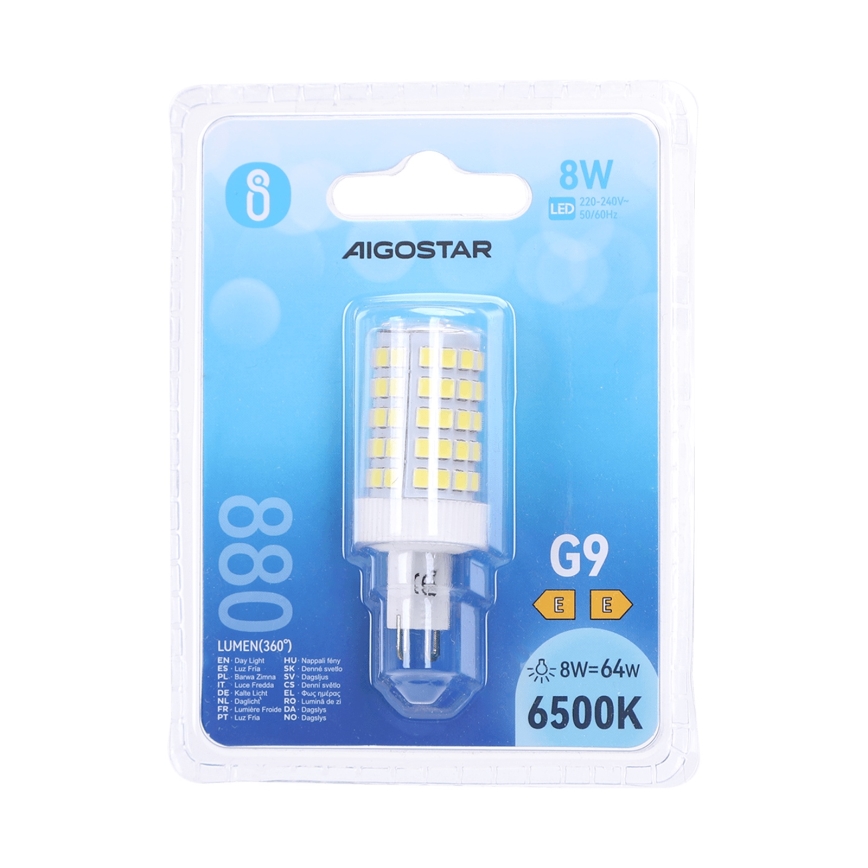 LED-polttimo G9/8W/230V 6500K - Aigostar