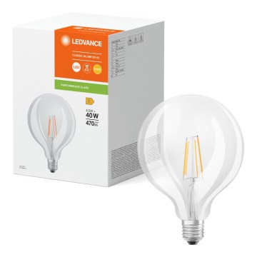 LED-polttimo GLOBE CLASSIC FILAMENT G125 E27/4W/230V 2700K - Ledvance