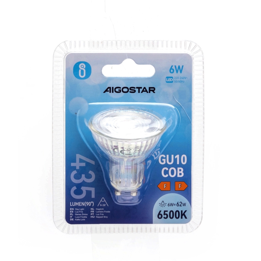 LED-polttimo GU10/6W/230V 6500K - Aigostar