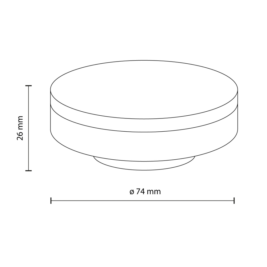 LED-polttimo GX53/8W/230V 4000K