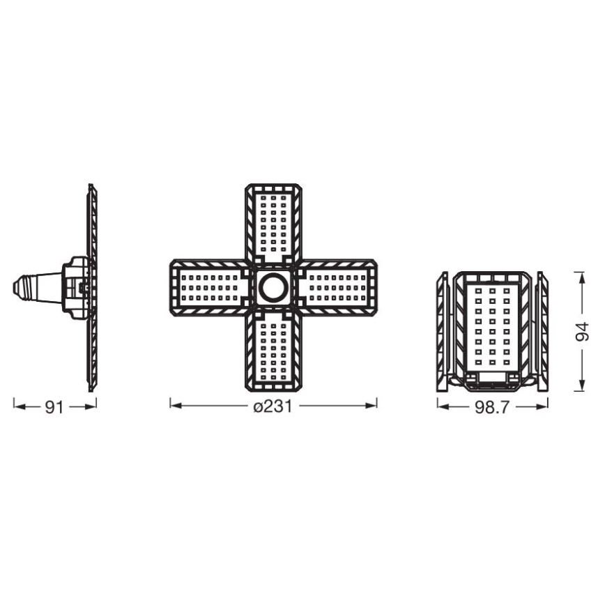 LED-polttimo HIGHBAY E27/23W/230V 4000K - Ledvance
