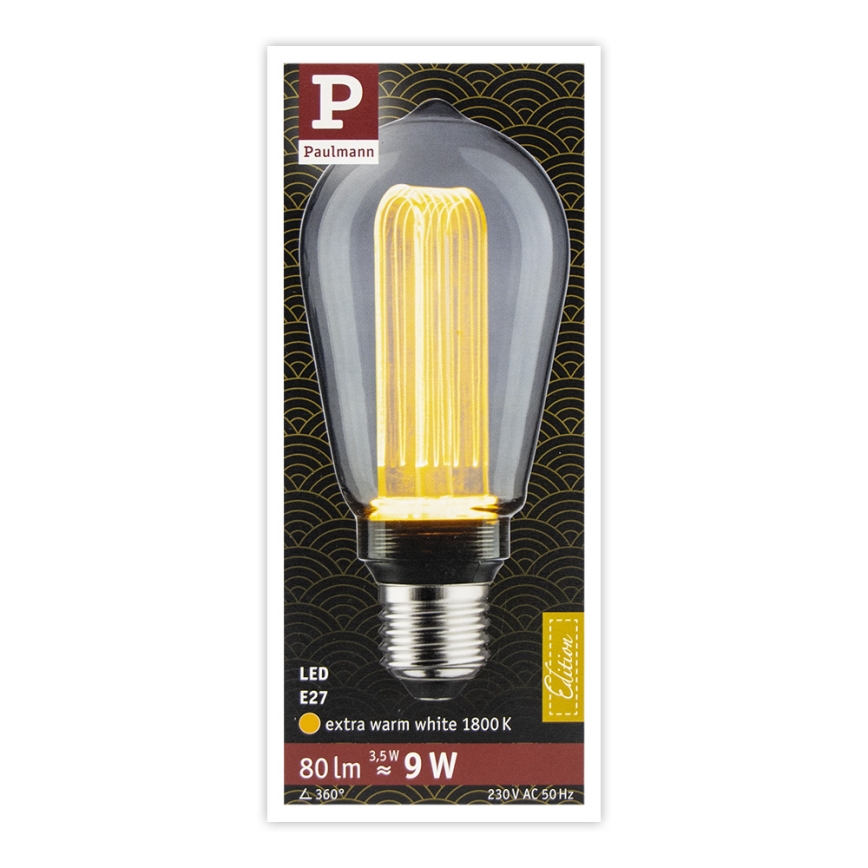 LED-polttimo INNER ST64 E27/3,5W/230V 1800K - Paulmann 28880