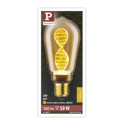 LED-polttimo INNER ST64 E27/3,5W/230V 1800K - Paulmann 28885
