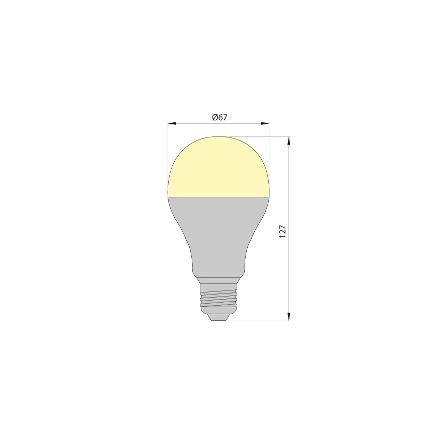 LED-polttimo LEDSTAR ECO E27/12W/230V
