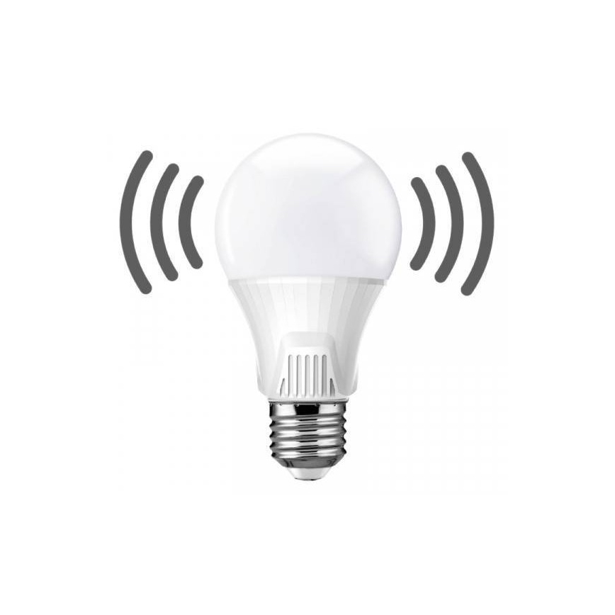 LED-polttimo liiketunnistimella E27/9W/230V 6500K