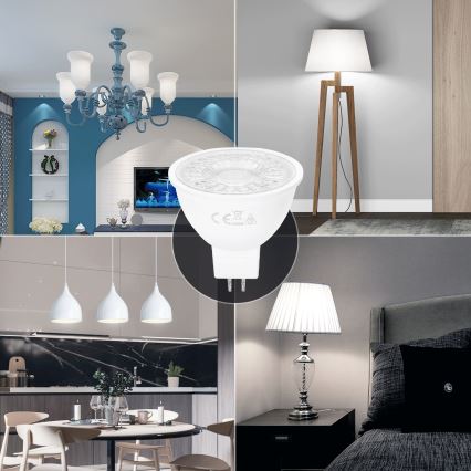 LED-polttimo MR16 GU5,3/6W/12V 6500K - Aigostar